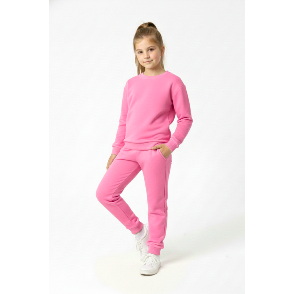 Baskısız, Cepli Çocuk 2 İplik Pijama Takımı M00776
