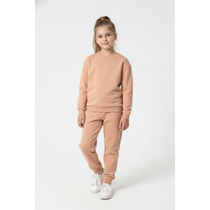 Baskısız, Cepli Çocuk 2 İplik Pijama Takımı M00776