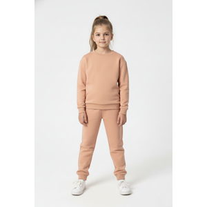 Baskısız, Cepli Çocuk 2 İplik Pijama Takımı M00776