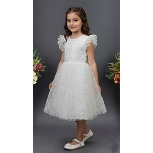 Dantel Kız Çocuk Parti Elbise