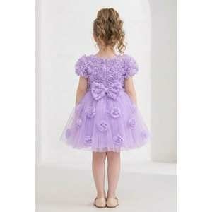 Kız Çocuk Güllü Tütü Özel Gün Elbisesi