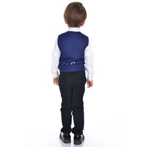 Spor Yelek, Gabardin Pantolon, Gömlek, Papyon Erkek Çocuk Takım SB277