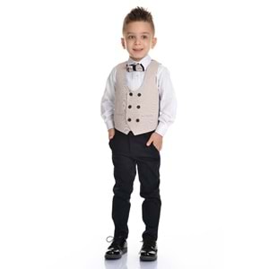 Yaka Çiçekli Erkek Çocuk Spor Kesim Takım SB283