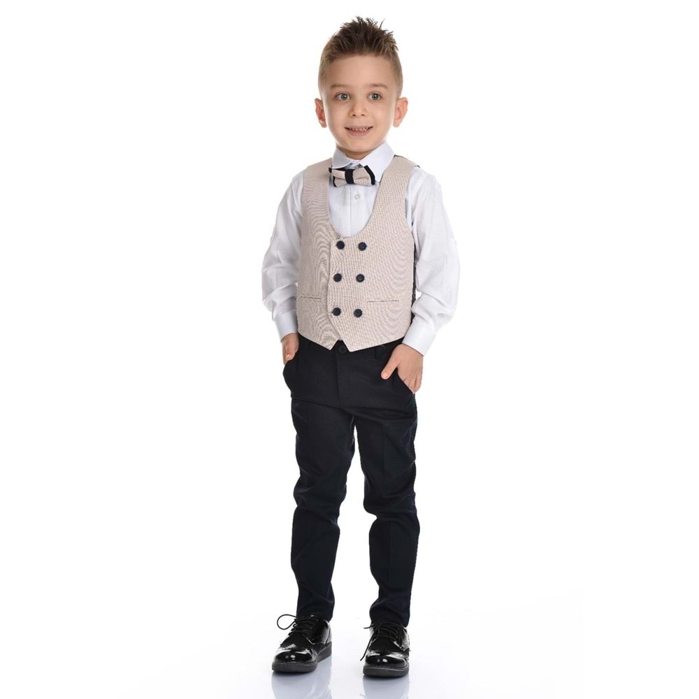 Yaka Çiçekli Erkek Çocuk Spor Kesim Takım SB283