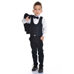 Yaka Çiçekli Erkek Çocuk Spor Kesim Takım SB283