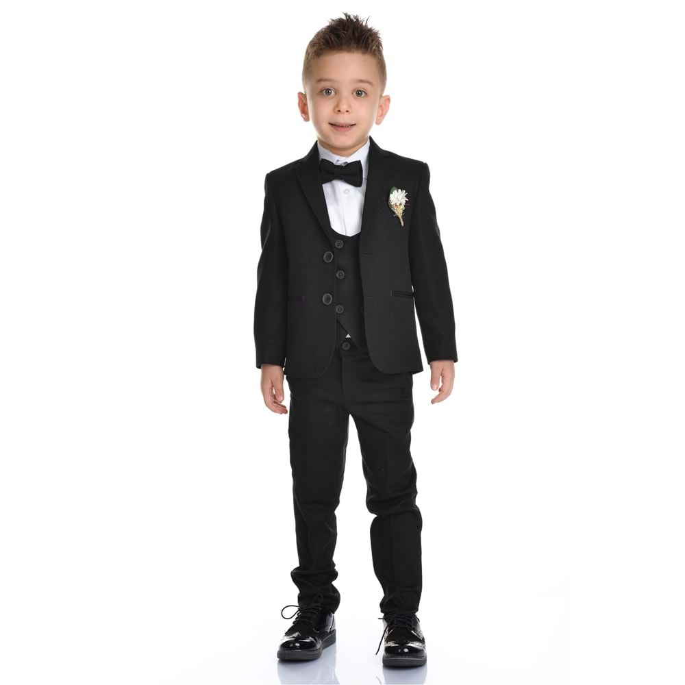 Yaka Çiçekli Erkek Çocuk Spor Kesim Takım SB283