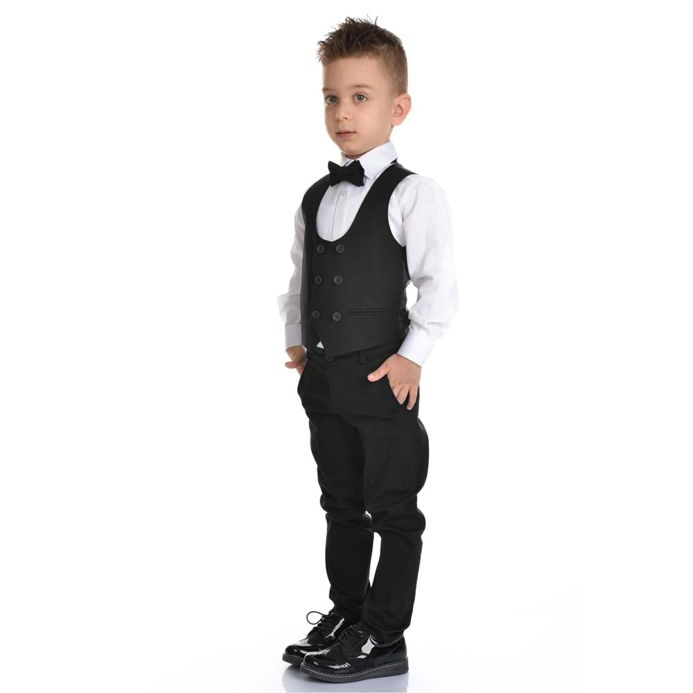Yaka Çiçekli Erkek Çocuk Spor Kesim Takım SB283