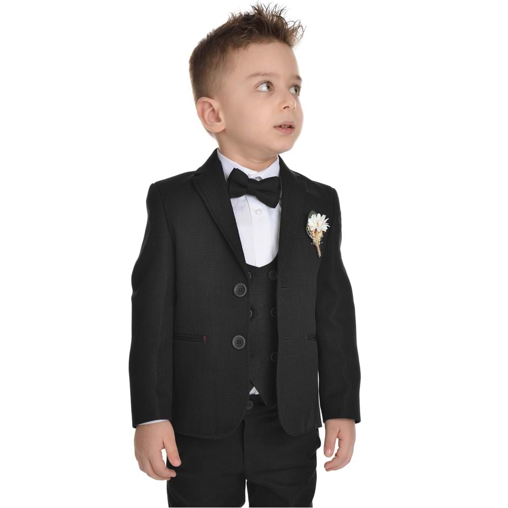 Yaka Çiçekli Erkek Çocuk Spor Kesim Takım SB283