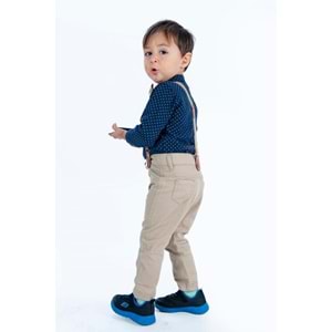 Erkek Bebek Gömlek, Askı, Papyon Ve Pantolon Takım SB294