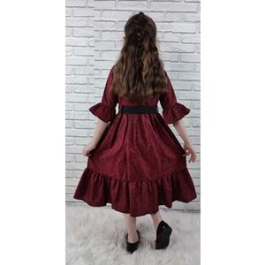 Tesettür Kız Çocuk Elbise SB299