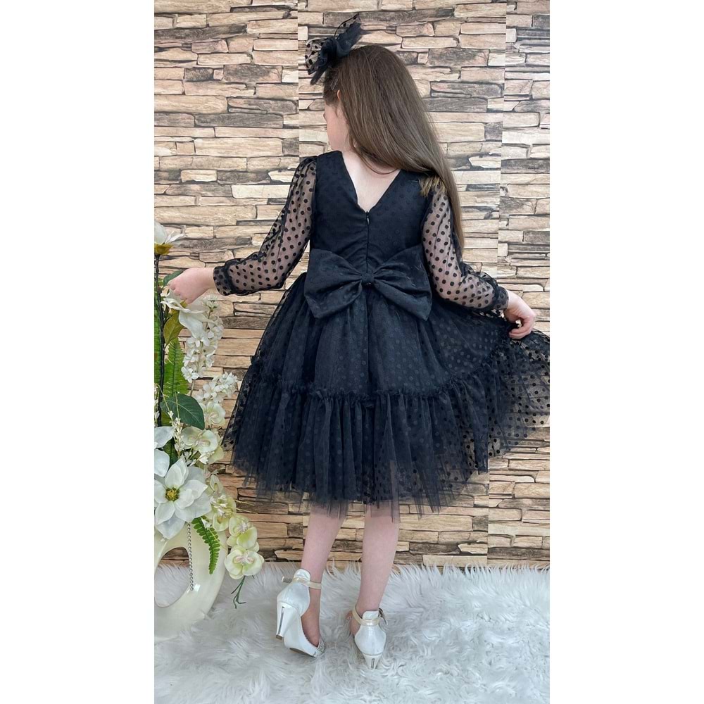 Kız Çocuk Kt-Kt Dantel Kız Çocuk Elbise SB306