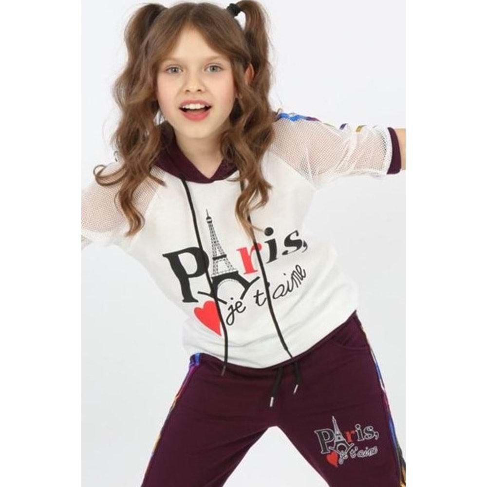 Garnili Paris Kız Çocuk Yazlık Takım