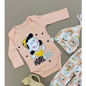 Pantolonlu , Şapkalı Badili Kız Takım SB371