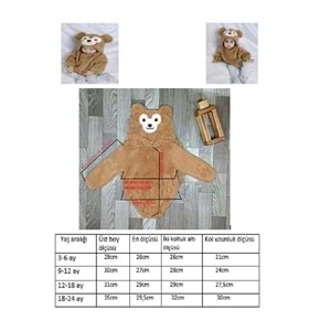 Bebek Peluş Çıtçıtlı Badi SB410