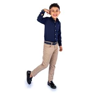 Erkek Çocuk Gömlek, Gabardin Pantolon Kombin Takım SB422