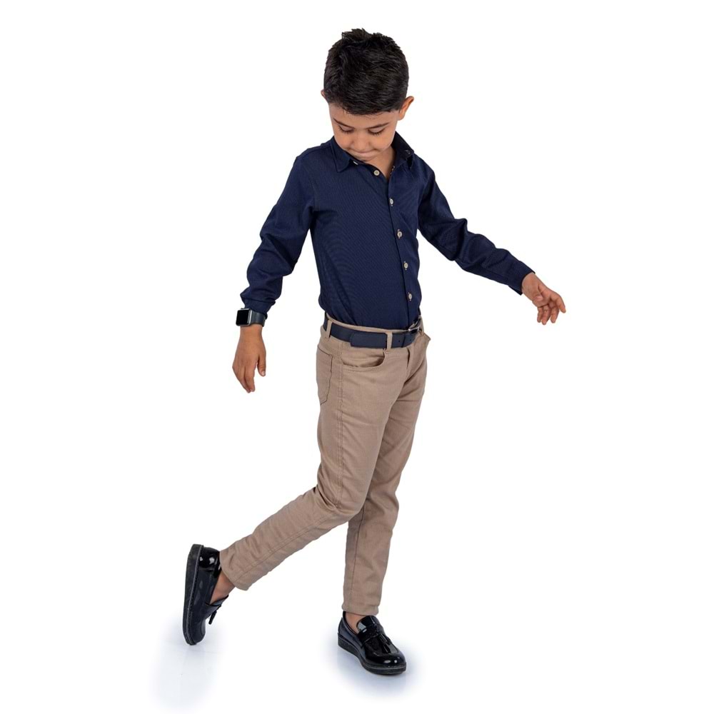 Erkek Çocuk Gömlek, Gabardin Pantolon Kombin Takım SB422