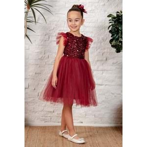 Tütü Etekli Kız Çocuk Elbise