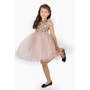 Tütü Etekli Kız Çocuk Elbise