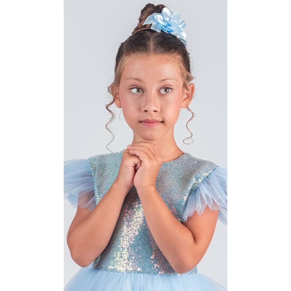 Tütü Etekli Kız Çocuk Elbise