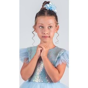 Tütü Etekli Kız Çocuk Elbise