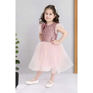 Tütü Etekli Kız Çocuk Elbise