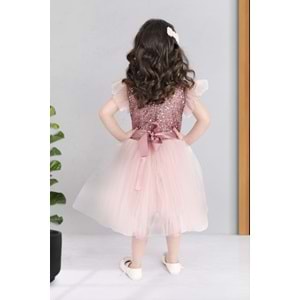 Tütü Etekli Kız Çocuk Elbise