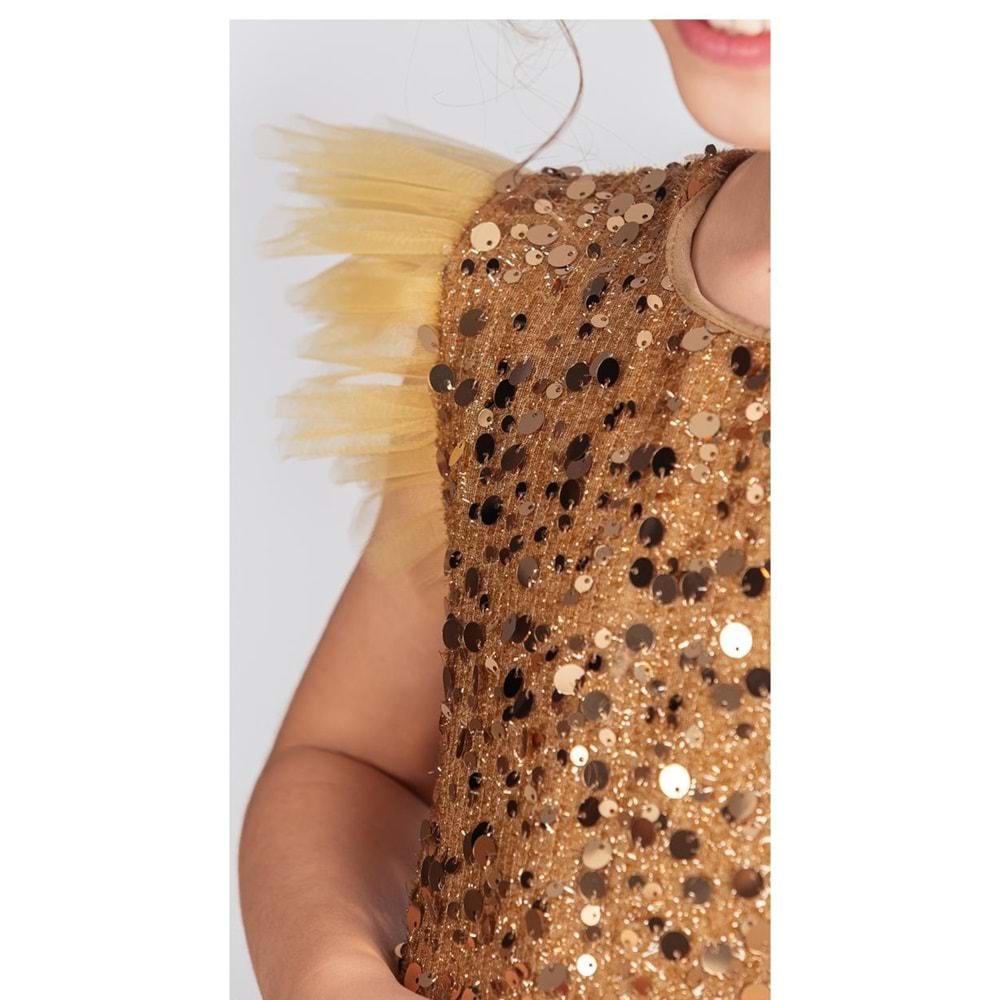 Tütü Etekli Kız Çocuk Elbise