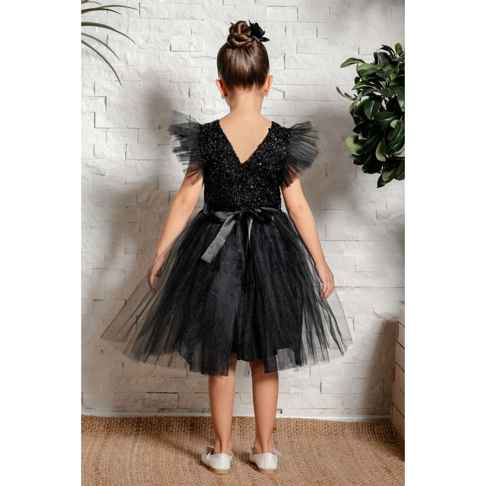 Tütü Etekli Kız Çocuk Elbise