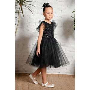 Tütü Etekli Kız Çocuk Elbise