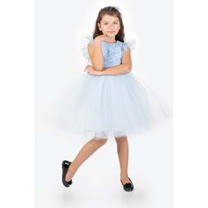 Kız Çocuk Rz Dantel Elbise SB546