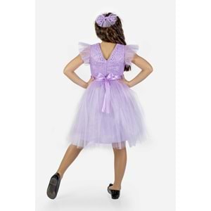 Kız Çocuk Rz Dantel Elbise SB546