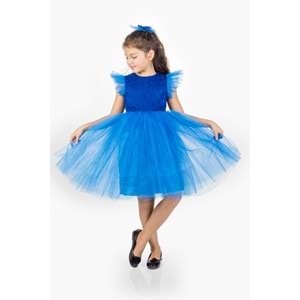 Kız Çocuk Rz Dantel Elbise SB546