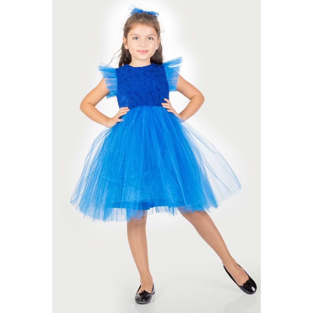 Kız Çocuk Rz Dantel Elbise SB546