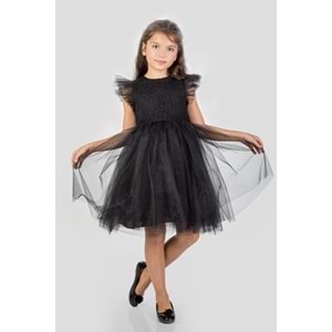 Kız Çocuk Rz Dantel Elbise SB546