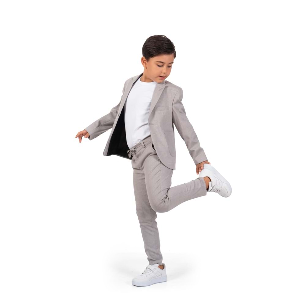 Jogger Ekose Desenli Takım SB549