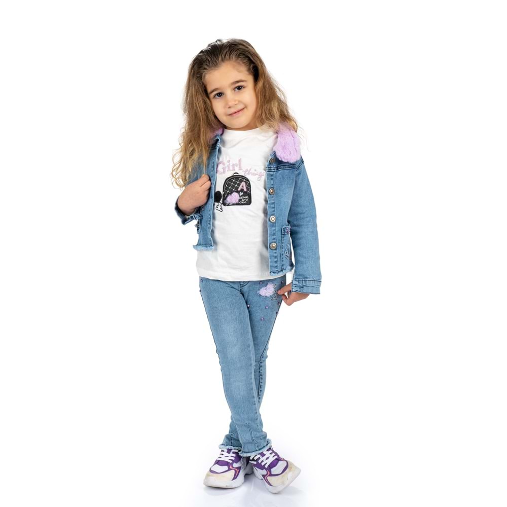 Kot Ceketli Kız Takım SB558