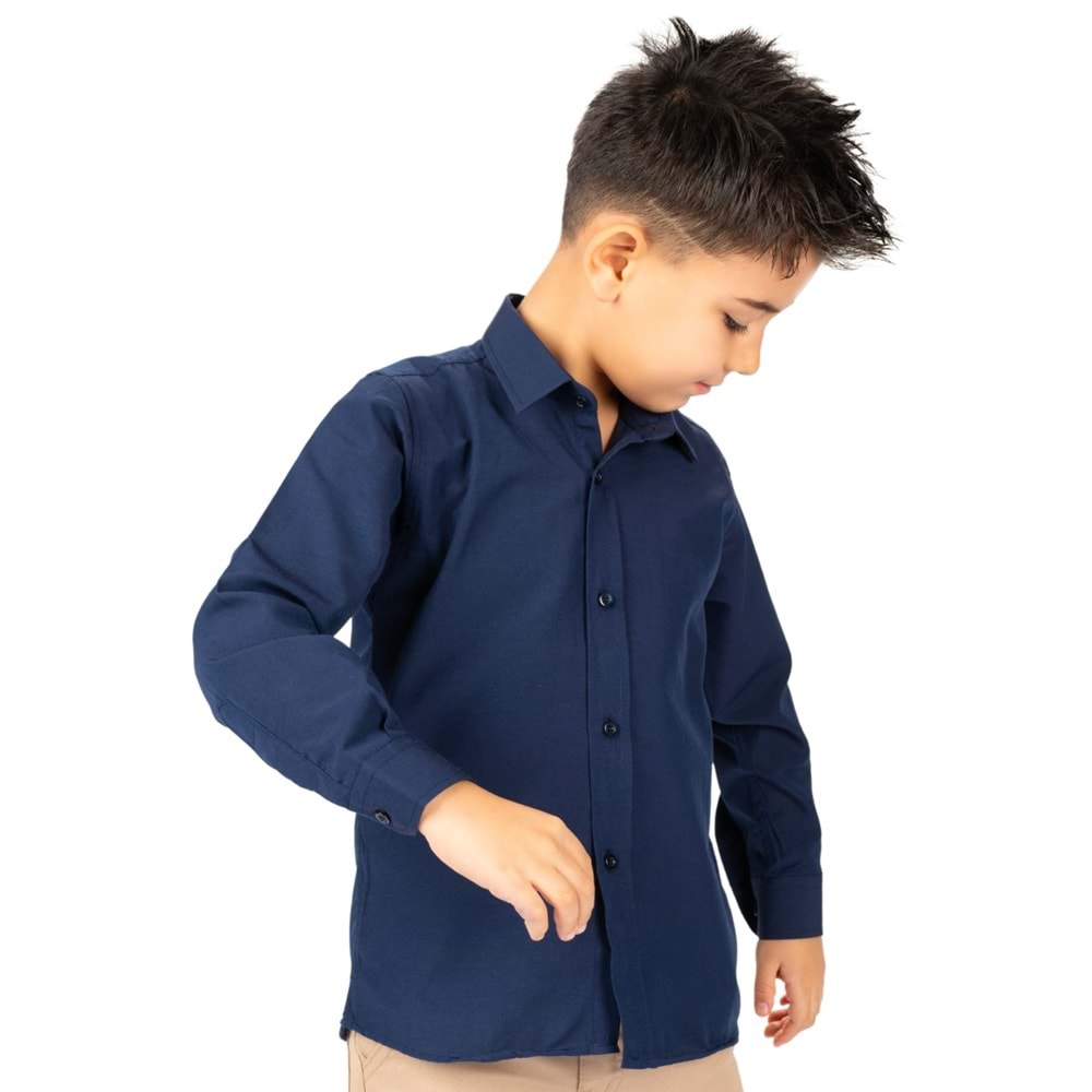 Pamuklu Erkek Çocuk Gömlek