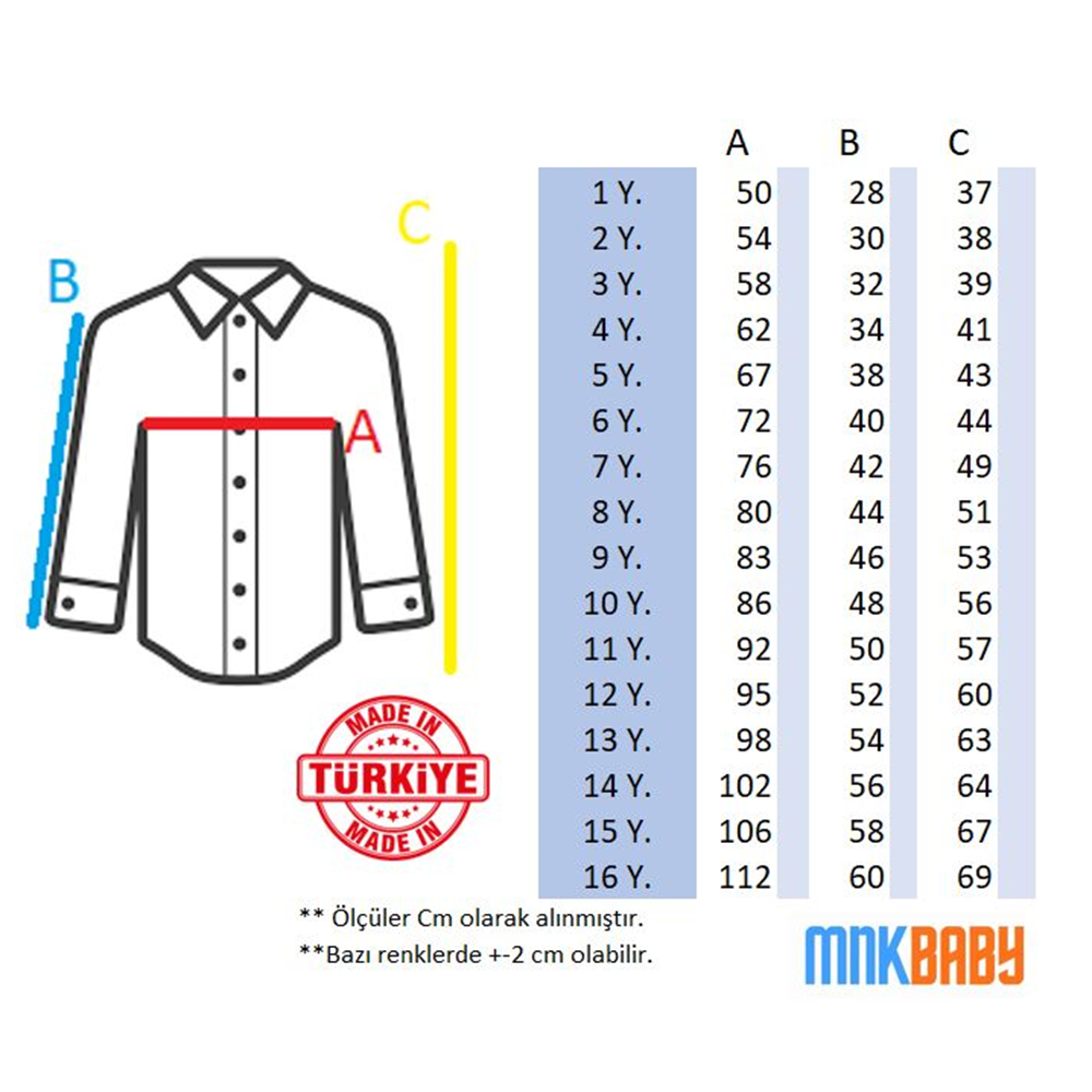 Pamuklu Erkek Çocuk Gömlek