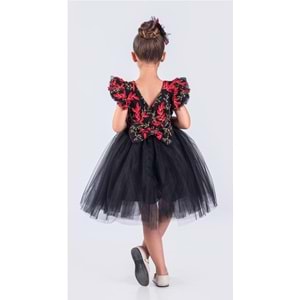 Tütü Etekli Robası Brode Nakış Elbise