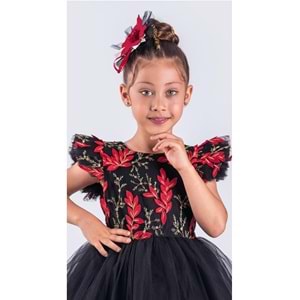 Tütü Etekli Robası Brode Nakış Elbise