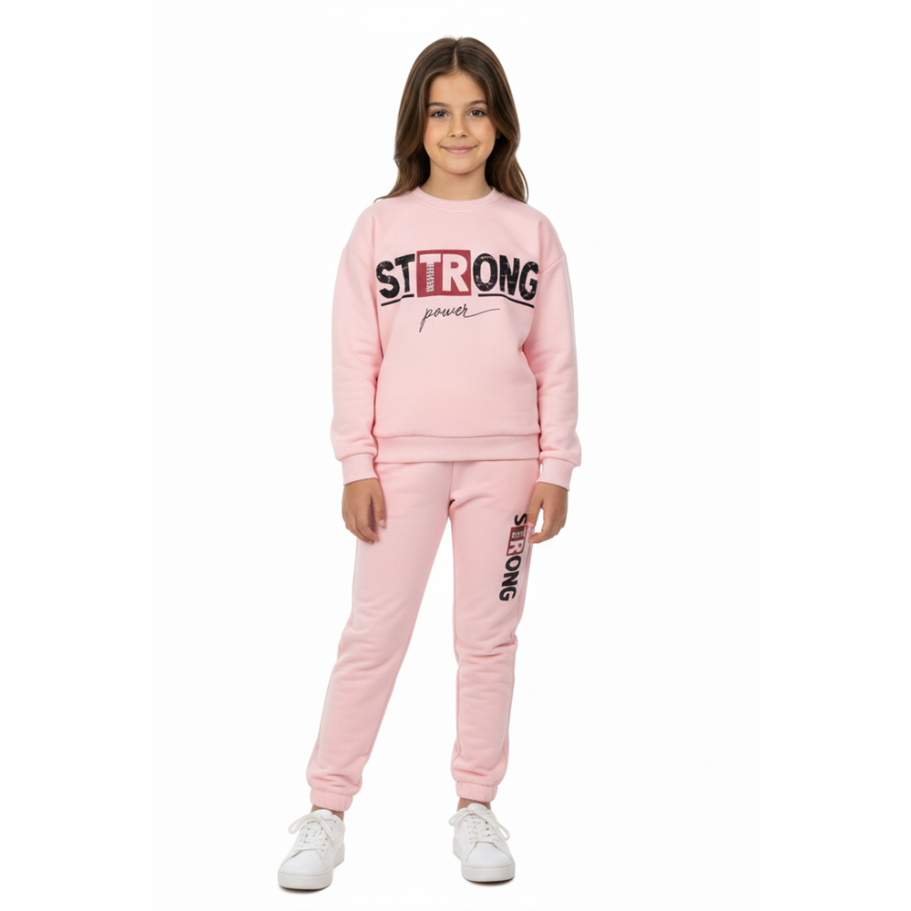 Kız Çocuk Baskılı Eşofman Takım SB625