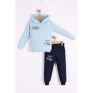 Erkek Çocuk Kapşonlu Eşofman Takım SB627