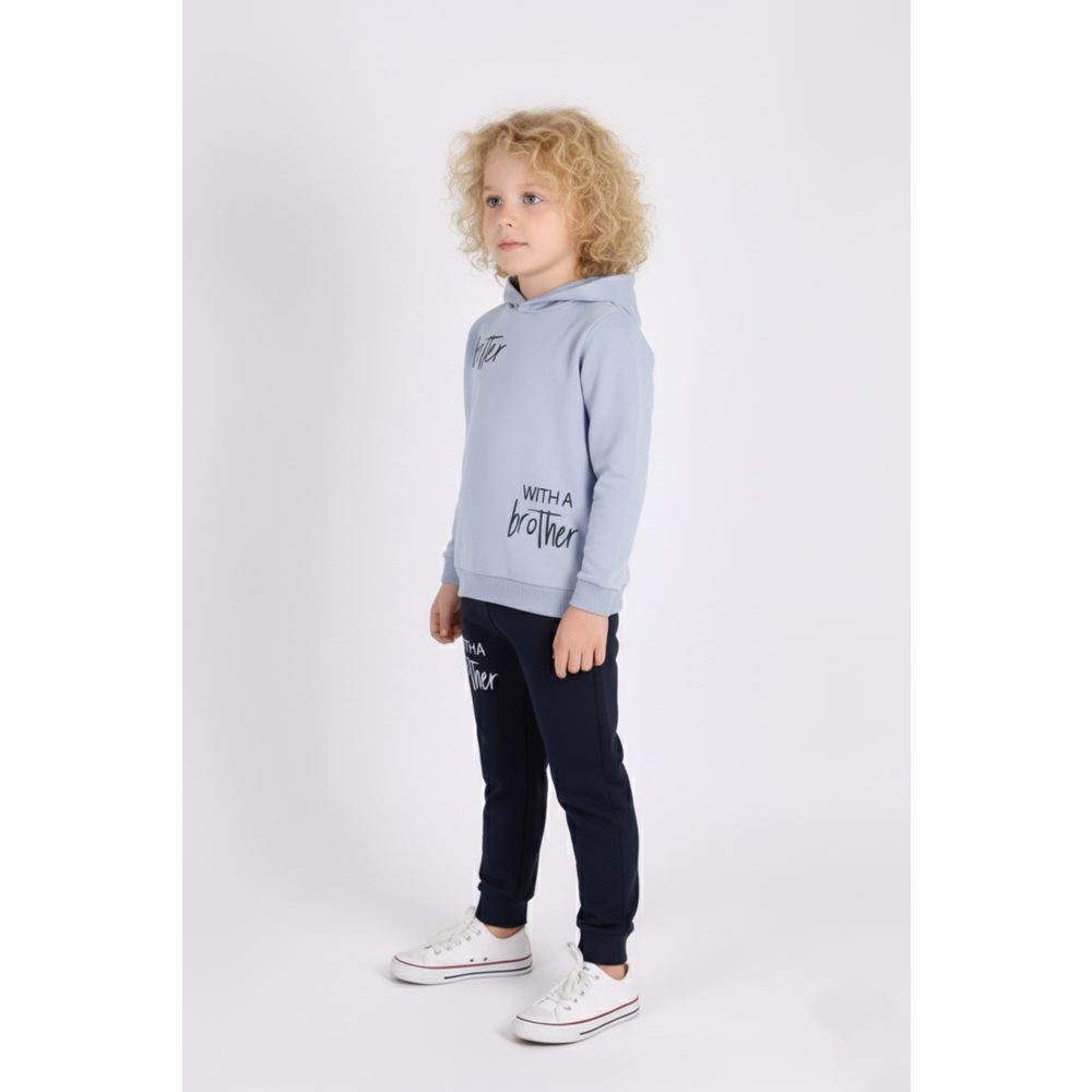 Erkek Çocuk Kapşonlu Eşofman Takım SB627