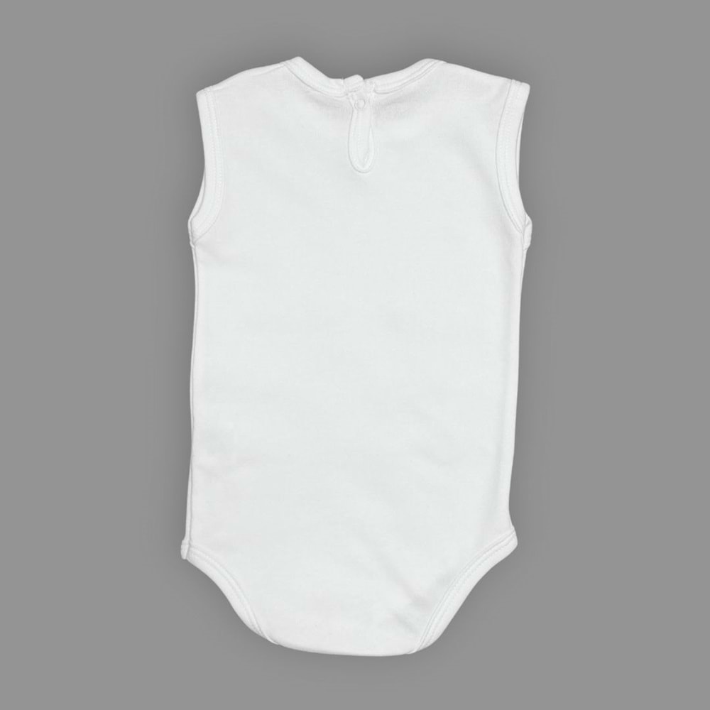 Kedi Baskılı Bebek Çıtçıtlı Body SB631