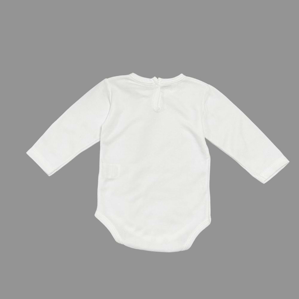 Kedi Baskılı Bebek Çıtçıtlı Body SB631