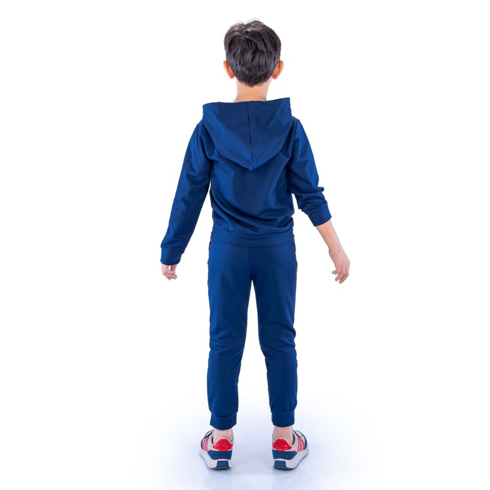 Kapşonlu Kanguru Cep 2iplik Mevsimlik Eşofman SB10071