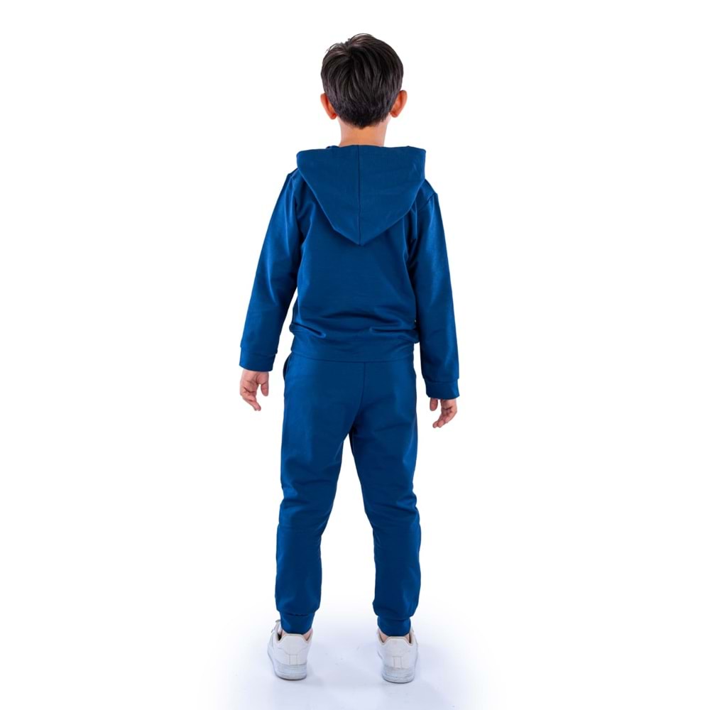 Kapşonlu Kanguru Cep 2iplik Mevsimlik Eşofman SB10072