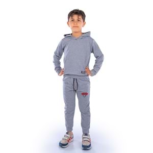 Kapşonlu Kanguru Cep 2iplik Mevsimlik Eşofman SB10073