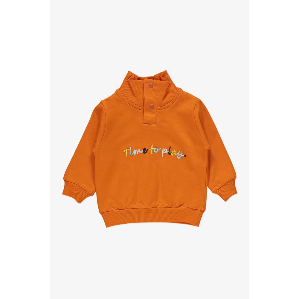 Erkek Bebek Fermuarlı Yaka Takım SB14100